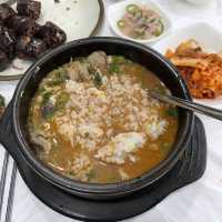 단양 특산물이 들어간 국밥 마늘순대국밥