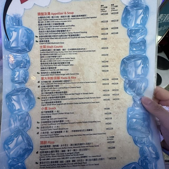 呆萌企鵝陪食飯 海洋公園冰極餐廳🐧🐧🐧😍😍😍