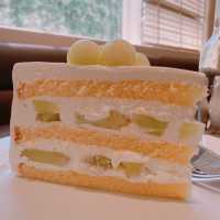 【この季節だけのメロンケーキ🍰