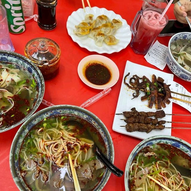 A Selangorian being a guide tour for her friends in KL