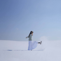 풍차와 함께 하얀눈밭이 가득한 삼양목장❄️