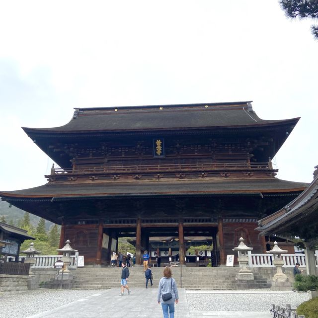 長野市的名勝善光寺及城山公園