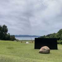 Outdoor Art Space - Lee Ufan Museum- Naoshima 