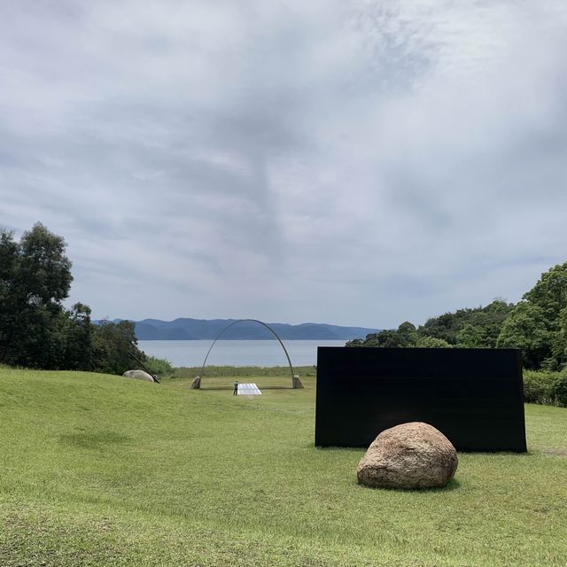 Outdoor Art Space - Lee Ufan Museum- Naoshima 