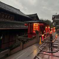 The ancient temple in Sichuan Province 