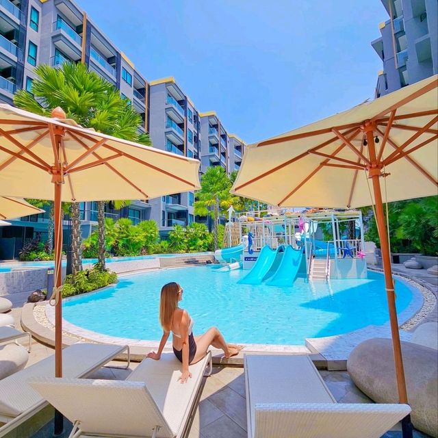 ที่พักติดริมทะเลหัวหิน พร้อมสวนน้ำในโรงแรม