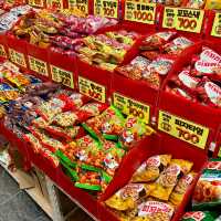【釜山・南浦洞】駄菓子が買えるお菓子のお土産に「美味しく食べたら0'kcal」