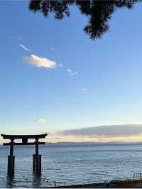 【滋賀観光】琵琶湖の中の大鳥居が圧巻⛩夕暮れ時も素敵です✨