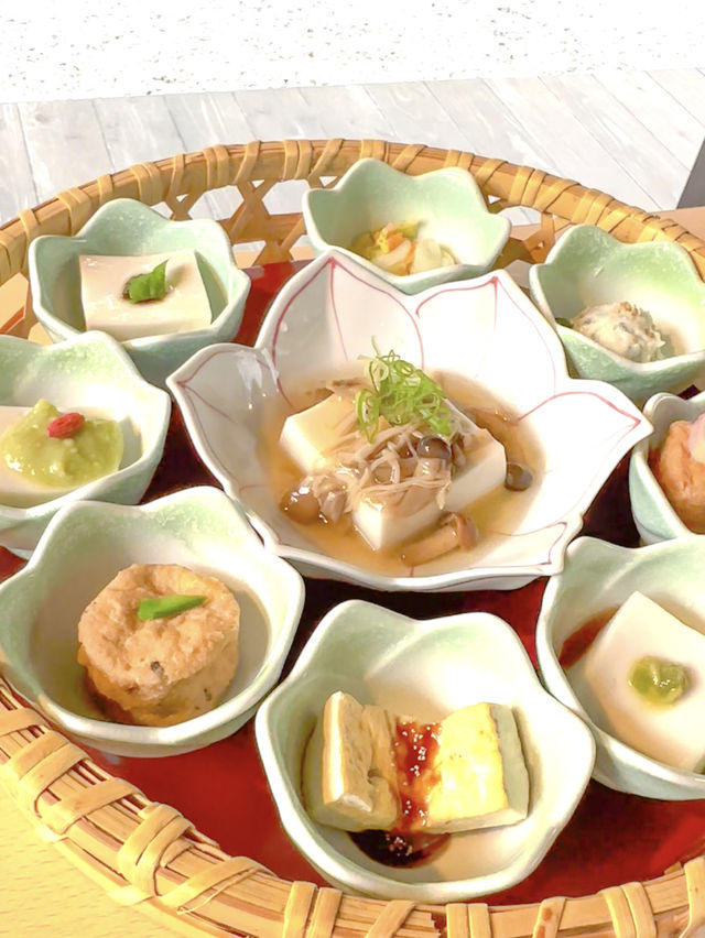 【和歌山／高野山】ごま豆腐のなめらかさ美味しい😋