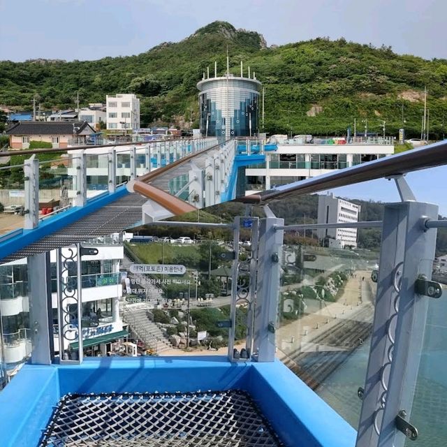 【韓國】天空步道Mokpo Skywalk，需穿鞋套