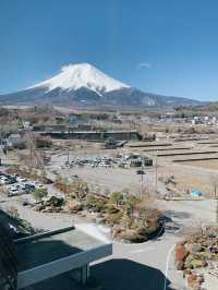 Fuji view at Hotel Kaneyamaen 