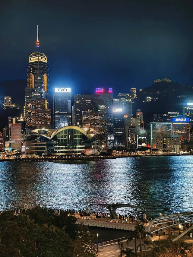 【香港維多利亞港】白天藍天白雲下的港景🔥🔥，必去景點🏖️