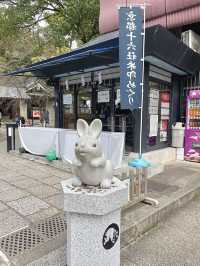 日本京都最可愛的兔子神社-東天王岡崎神社