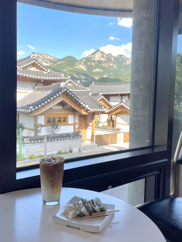 首爾人氣韓屋村景觀打卡cafe-1인 1잔