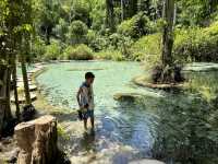 พายเรือ เล่นน้ำที่ป่าต้นน้ำบ้านราด จ.สุราษฎร์ธานี