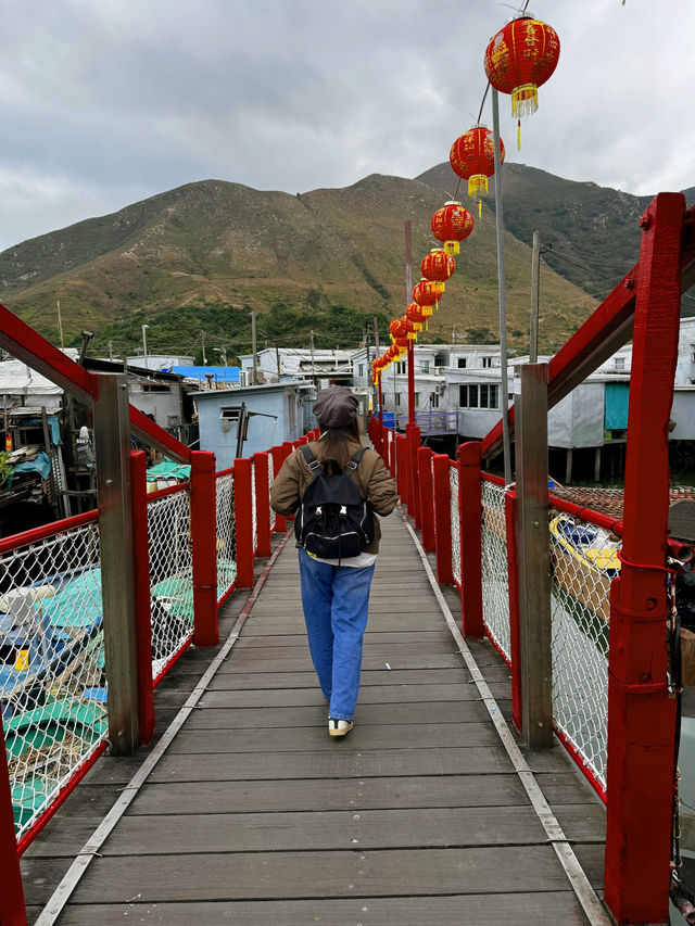 หมู่บ้านชาวประมง Tai O ที่เกาะลันเตา,ฮ่องกง