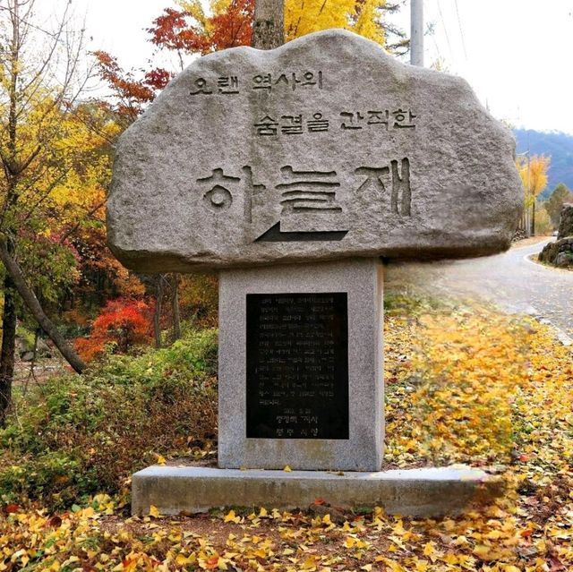 충주의 가을을 알리는 하늘재