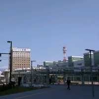 【福井】駅から広がる恐竜の世界、福井西口の恐竜広場