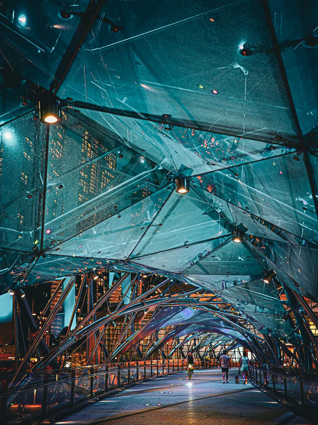 Helix Bridge at Night