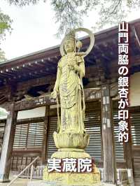 【埼玉県】山門両脇の銀杏が印象的