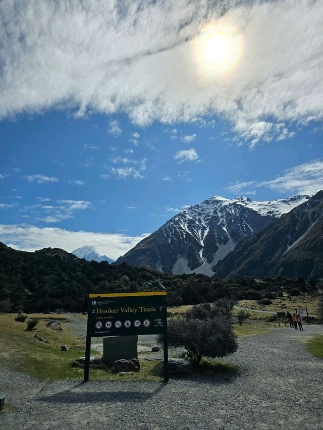 紐西蘭Hooker Valley track！散散步就能看到美景！