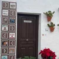 Dinner at sunset place in Nerja Spain