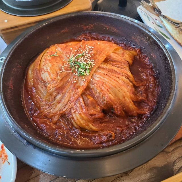 서귀포 중문 맛집)중문고등어쌈밥 - 중문관광단지 묵은지 고등어조림 전문점