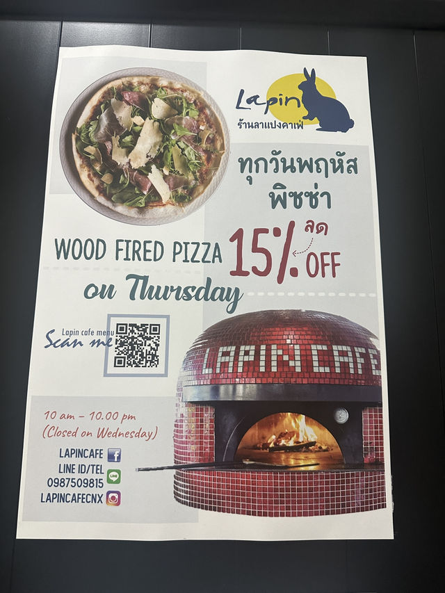 清邁特色意大利美食🇮🇹嘆木燒pizza🍕
