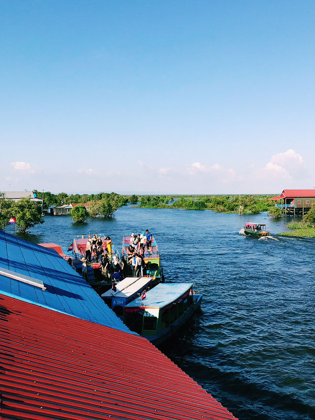 A River of Life at Kampong Phluk Jetty