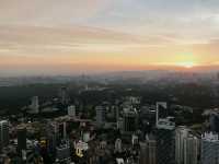Golden Hour to City Lights at KL Tower! 🌅🌃