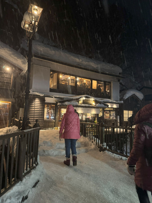 A Winter Wonderland at Ginzan Onsen