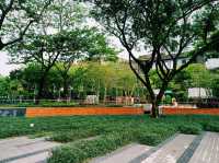 泰國曼谷市中心著名城市綠洲湖泊公園景點：朱拉隆功大學百年世紀公園，歐式園林藝術風格，適合打卡拍照📸親子遊