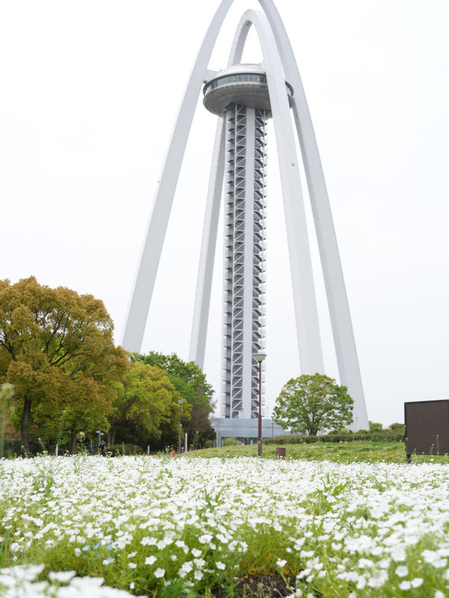 【岐阜×木曽三川公園】 愛知、岐阜、三重にまたがる公園の展望塔