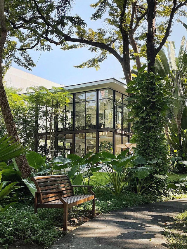 曼谷有氧森林系咖啡館 MiVana——玻璃屋裡的一整天