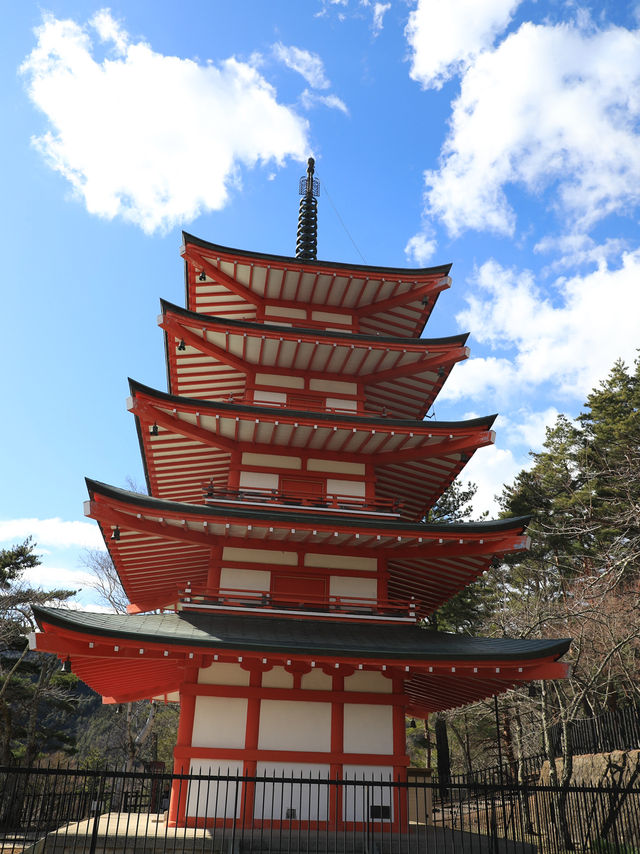 【山梨🇯🇵】有名な富士山の見える神社へ
