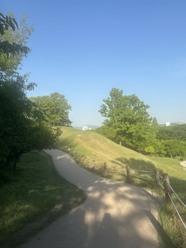 드넓은 초록이 반겨주는 올림픽공원🌳🛼