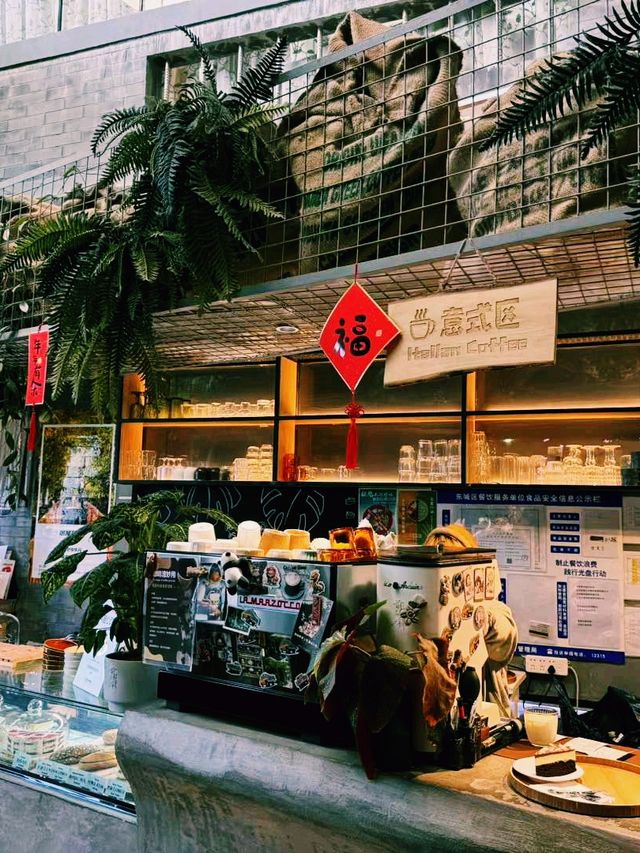 中國北京特色咖啡館：URBAN GREEN。