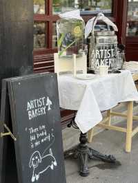Spring Lunch on the Terrace at Artist Bakery in Seoul