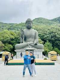 A Massive Bronze Statue (The Budha of the Western Paradise)