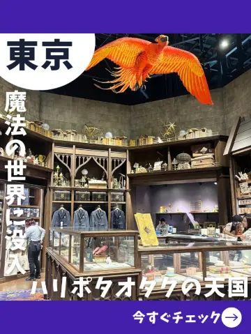 [Tokyo Girls' Trip] A Must-Visit for Harry Potter Fans! One of the World's Largest Harry Potter Merchandise Shops
