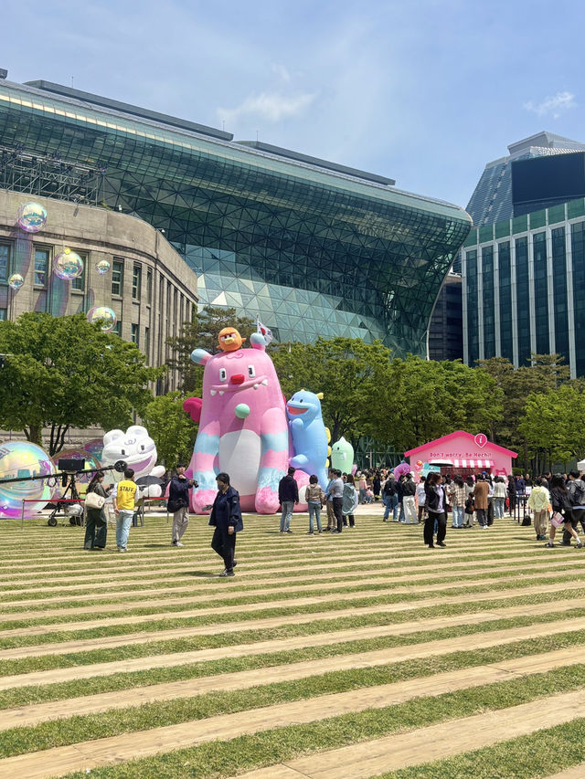 봄맞이 현재 서울시청에서 열리는 서울스프링페스타🌸❤️