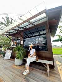 พาเที่ยวคาเฟ่ริมทุ่งนาเขียวขจีใน อ.เสนา อยุธยา