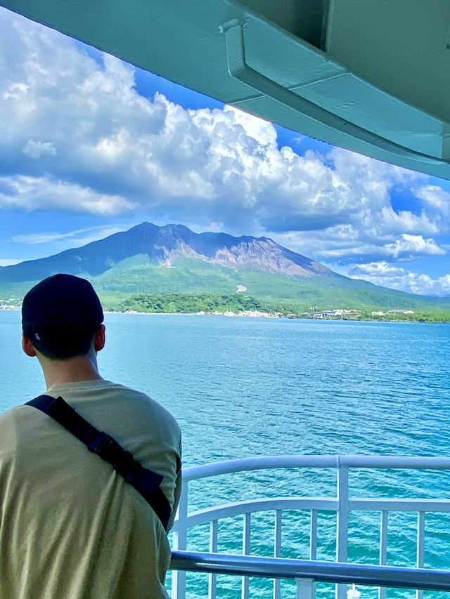 美麗的櫻島火山
