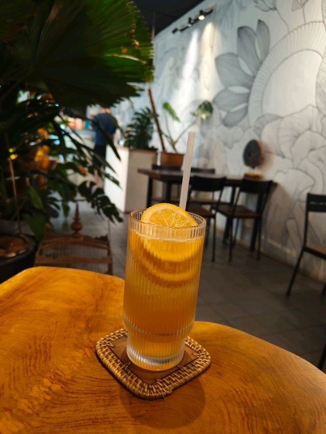 Sip & Chill Among Jungle Decor in JB