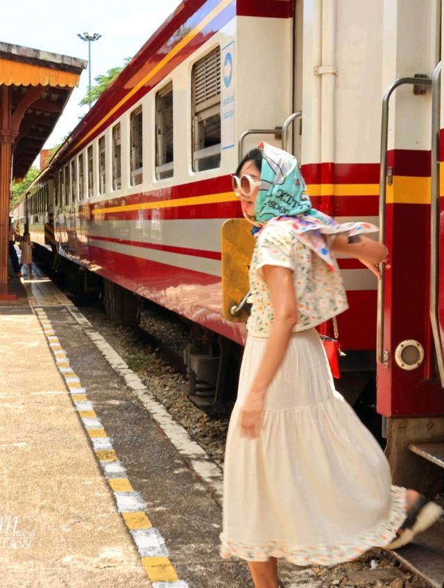 สถานีรถไฟกันตัง ที่เที่ยว ถ่ายรูปสไตล์วินเทจ