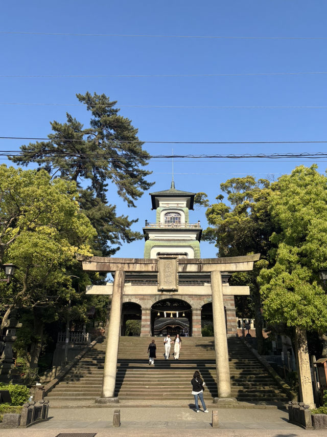 【石川県・金沢市】珍しいステンドグラスがある神社⛩️