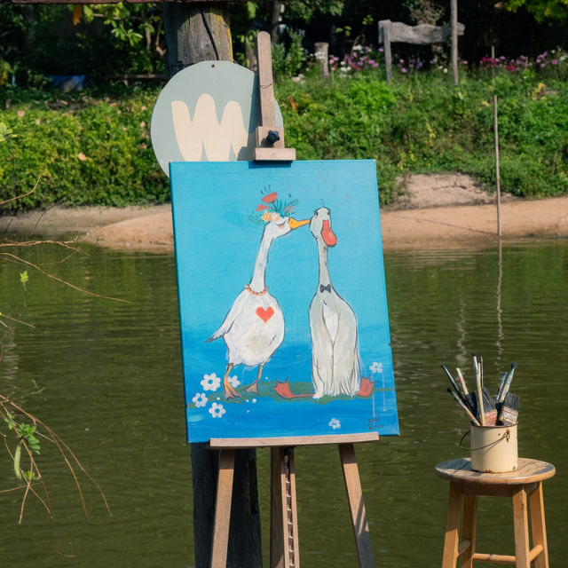 Mhuan fun cafe & art : ระยอง 🎨🌿☕