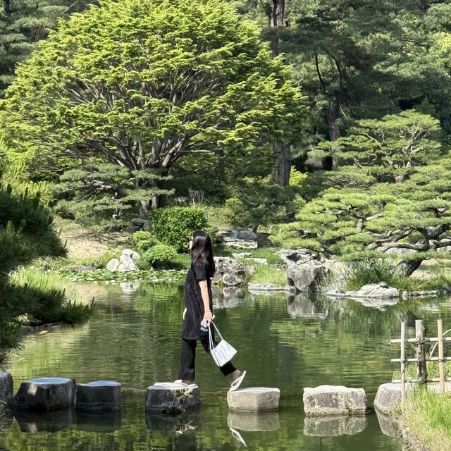 일본 다카마쓰 여행 리쓰린공원