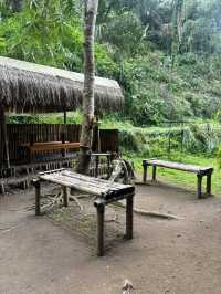 Beautiful waterfall in Ubud