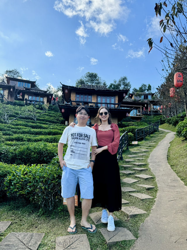 "Charming Stilt Houses & Tea Views – Lee Wine Ruk Thai Experience”